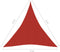 vidaXL - Zonnezeil - 160 - g/m² - 5x6x6 - m - HDPE - rood