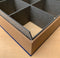 The Box For Tea Tulp - Theedoos 9 vaks met biologische thee - Blauw Bruin Goud