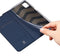 Dux Ducis - Slim bookcase hoes - Geschikt voor Oppo A72 - Blauw