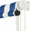vidaXL - Luifel - uittrekbaar - 100x150 cm - blauw en wit