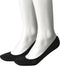 Tommy Hilfiger Regular Step - Dames Invisible sneakersok - Zwart (2 paar)