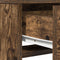 vidaXL - Kaptafel - met - Laden - - - Gerookt - Eiken, - 50x41x140 - cm