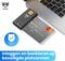 Good2know® 2022 - USB ID Kaartlezer - Multifunctioneel voor eID en SD Kaarten - Zwart