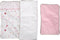 Small foot Poppenwagen zwaan - Houten speelgoed - Omkeerbaar beddengoed - Wit / Roze