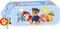 Schoolpennenzak The Paw Patrol Sunshine Blauw (21 x 8 x 6 cm)