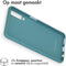 iMoshion Hoesje Geschikt voor Samsung Galaxy A7 (2018) Hoesje Siliconen - iMoshion Color Backcover - Donkergroen