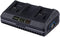 Scheppach SDBC2.4A - Dubbele acculader 2.4A - Snelle oplaadtijd - 20V