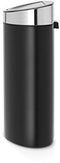 Brabantia Touch Bin - Prullenbak - 40 l - Soft-Touch sluiting - Matt Black/Matt Steel FPP deksel