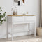 vidaXL - Wandtafel - FLORO - 89,5x36,5x73 - cm - massief - grenenhout - wit