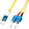 Lindy 10m OS2 LC - SC Duplex - Singlemode - Geel