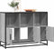 vidaXL - Dressoir - 100x35x76 - cm - bewerkt - hout - grijs - sonoma - eikenkleurig