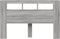 Hoofdeinde met LED 160x18,5x103,5 cm bewerkt hout grijs sonoma