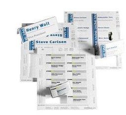 Durable - Tafelnaambord durable 1459 kaart 61 122x150mm 40st