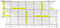 Kussensloop HappyFriday Blanc Firefly Multicolour 45 x 125 cm