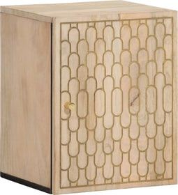 vidaXL - Badkamerwandkast - 38x33x48 - cm - massief - mangohout