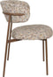 Housecraft Living Claes Eetkamerstoelen - Gemêleerd - Retro charme - Beige (set van 2)