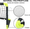 Dunlop Voetbaldoel - Voetbaldoeltjes Set van 2 - Opvouwbaar - Zwart/Geel (2 stuks)