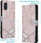 iMoshion Hoesje Geschikt voor Samsung Galaxy A51 Hoesje Met Pasjeshouder - iMoshion Design Softcase Bookcase - Goud / Roze / Pink Graphic