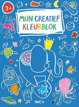 Mijn Creatief Kleurblok - Blauw
