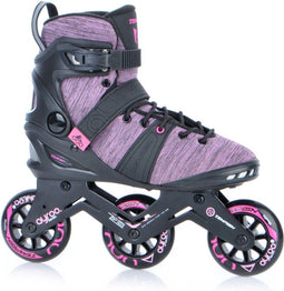 Tempish Ayroo 3x90 - Dames - Skeelers - 90mm wielen - Zwart - Roze - 43