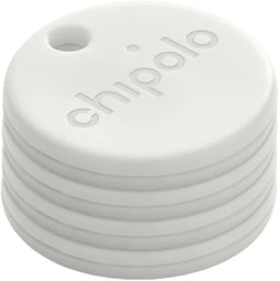 Chipolo ONE Point - Bluetooth Tracker - Zoek mijn-netwerk - Wit (4-pack)