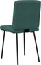 vidaXL - Eetkamerstoelen - 2 - st - fluweel - donkergroen