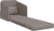 vidaXL - ligbedbank - 2-in-1 - taupe - 65x80x83 - cm - stof