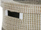 Basket spelset Home ESPRIT Wit Zwart Natuurlijk Zeegras 44 x 44 x 51 cm (2 Onderdelen)
