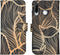 iMoshion Hoesje Geschikt voor Huawei P30 Lite Hoesje Met Pasjeshouder - iMoshion Design Softcase Bookcase - Goud / Zwart / Golden Leaves