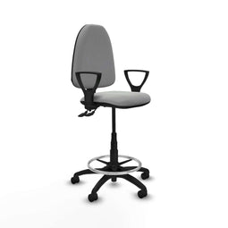 Piqueras y Crespo BFN01RN - Bureaustoel - Hoogteverstelbaar - Lichtgrijs