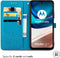 imoshion Hoesje Geschikt voor Motorola Moto G42 Hoesje Met Pasjeshouder - imoshion Mandala Bookcase - Turquoise