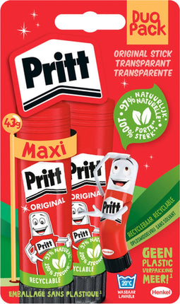 Lijmstift pritt stick original 43gr blister | 12 stuks