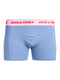 JACK&JONES JACSUPER TWIST TRUNKS - 3-Pack boxershorts - Effen gemeleerd - Grijs licht blauw groen (3-pack)