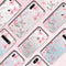 Hoesje Siliconen Geschikt voor Samsung Galaxy A7 (2018) - Design Backcover siliconen - Meerkleurig / Blossom Watercolor Pink