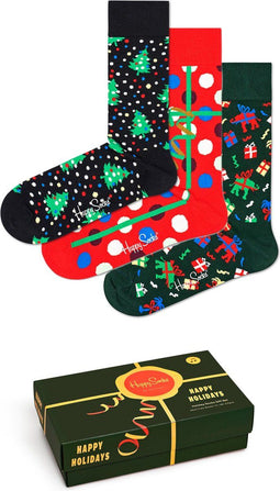Happy Socks 3P Holiday Socks Giftbox - Maat 36-40 - Unisex (3 paar)