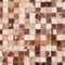 TORUL - Patchwork vloerkleed - Lichtbeige - 160 x 230 cm - Koeienhuid leer