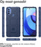 imoshion Hoesje Geschikt voor Motorola Moto E40 / Moto E30 / Moto E20 Hoesje Siliconen - imoshion Rugged Shield Backcover - Blauw