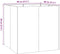 vidaXL - Plantenbak - 80x80x80 - cm - staal - olijfgroen