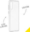 Accezz Clear Backcover Samsung Galaxy A50 / A30s - Soft case - Schokabsorberend - Transparant