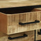 vidaXL - Sideboard - 100x35x70 - cm - Massief - Hout - Ruw - Mango