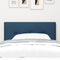 vidaXL - Hoofdbord - met - knopen, - gestoffeerd, - blauw, - 90 - cm