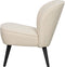 WOOOD Sara Fauteuil - Boucle - Creme - 71x59x70