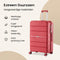 SKYCASES Urban Adventurer - Medium Reiskoffer - 79L - Cijferslot - 44x27x66cm - Rood V2
