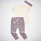 Little Indians Pants - Joggingbroek - Gestreept - Paars - Maat: 3-4 jaar