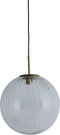 Light & Living Magdala - Hanglamp - Glas Ø40cm - Modern - Grijs