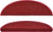 vidaXL - Trapmatten - 10 - st - 56x17x3 - cm - bordeauxrood