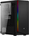 Aerocool Rift - Midi Tower PC - ATX µATX Mini-ITX - Gehard glas - Zwart