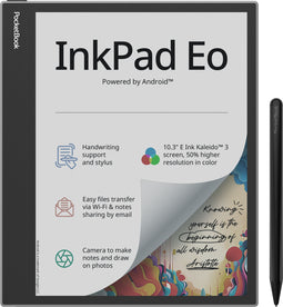 PocketBook InkPad Eo - E-reader - 10,3" E Ink Kaleido 3 kleurenscherm - Grijs