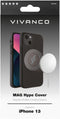 Vivanco Mag Hype - Backcover iPhone 13 - Inductieve lading Stootbestendig - Zwart