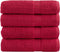 vidaXL - Handdoeken - SOLUND - 4 - st - 600 - g/m² - 50x100 - cm - rood